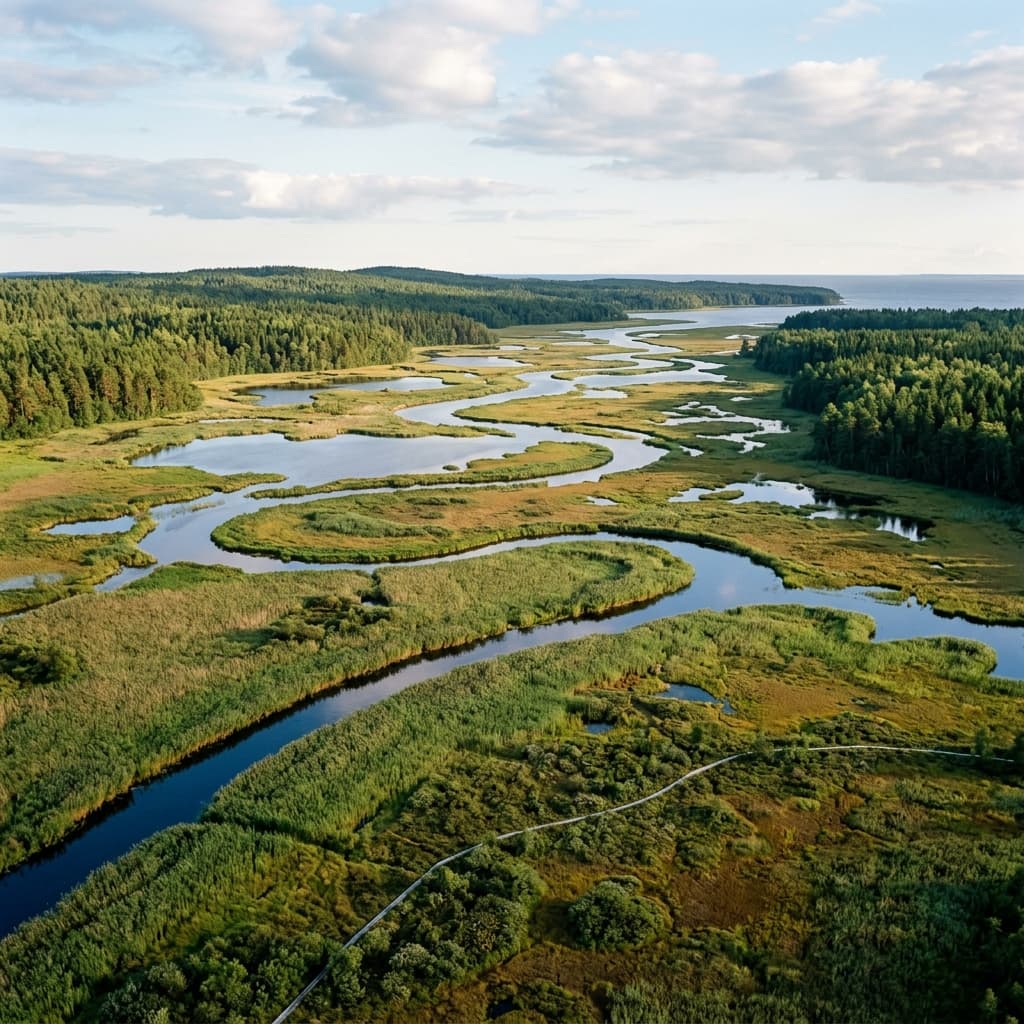 Boreal delta restoration